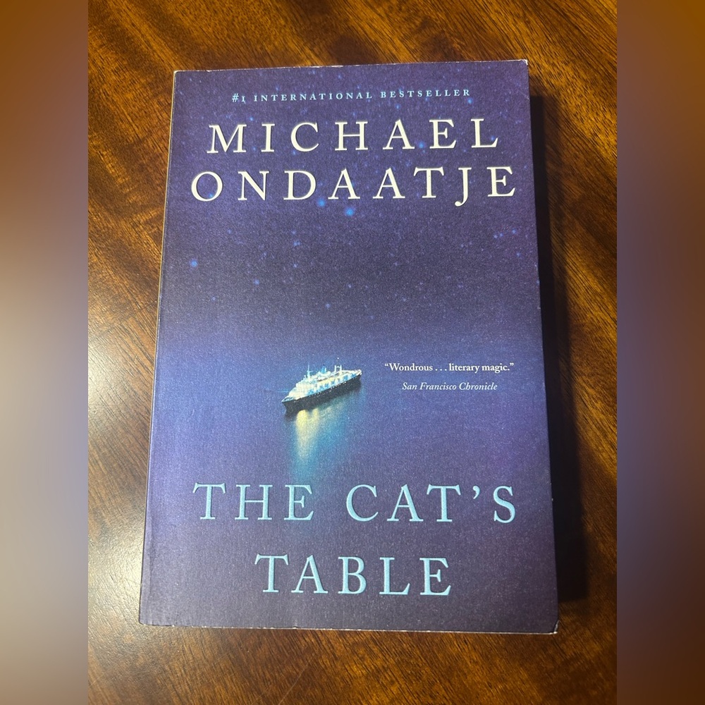 ✨ 4/$25 – The Cat’s Table by Michael Ondaatje Paperback Book